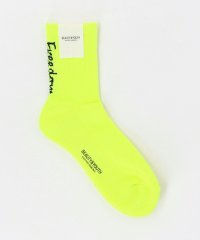 BEAUTY&YOUTH UNITED ARROWS/フリーダム スタンダード ロゴ ソックス イエロー/508405663