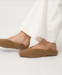 green label relaxing/スクエア 2WAY フラットシューズ（ベージュ）/508410166