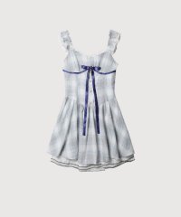 LA POMME petit/ラポミ プチ LA POMME petit Princess Sweet Plaid Ribbon Dress/508430043