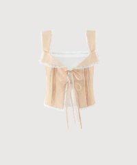LA POMME petit/ラポミ プチ LA POMME petit French Lace Up Cami Top/508430045