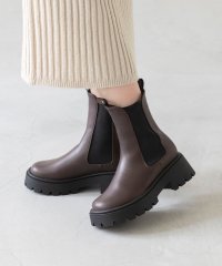 welleg/ウェレッグ welleg ラウンドトゥ サイドゴア 厚底ブーツ/508430054