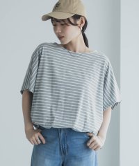 MAC HOUSE/マックハウス Mac－House 裾ドロストボーダーカットソー/508430181