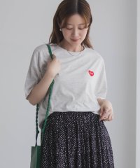 MAC HOUSE/マックハウス Mac－House ハート刺繍Tシャツ/508430208