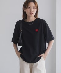 MAC HOUSE/マックハウス Mac－House ハート刺繍Tシャツ/508430208