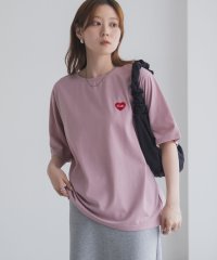 MAC HOUSE/マックハウス Mac－House ハート刺繍Tシャツ/508430208