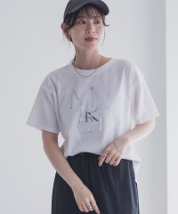 MAC HOUSE/マックハウス Mac－House MERCI箔プリントTシャツ/508430211