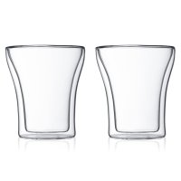 boduｍ/ボダム bodum グラス コップ ダブルウォールグラス 2点セット 200ml 耐熱 ガラス 保温 保冷 ASSAM クリア 4555－10 【返品不可商品】/508430218