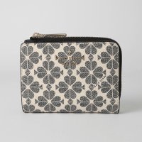kate spade new york/ケイトスペードニューヨーク kate spade new york 2つ折り財布 スペード フラワー スモールL ジップウォレット KK894 001 BLAC/508430272