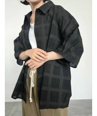 SM2/エスエムツー SM2 スクエア刺繍袖タックシャツ/508430877