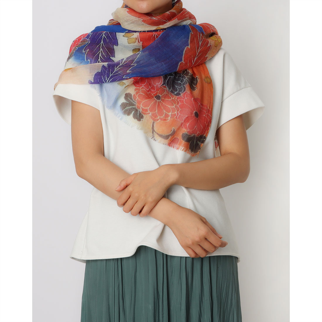 セール30%OFF】イロウタ iro－uta ストール 艶凰(508431346