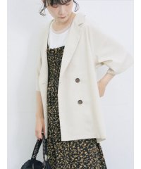 Samansa Mos2 blue/サマンサモスモス ブルー Samansa Mos2 blue ◎ダブルボタンシャツジャケット/508431525