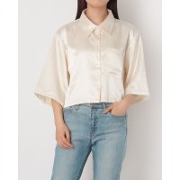 STYLEBLOCK/スタイルブロック STYLEBLOCK サテンクロップドシャツ/508431619