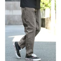 LUXSTYLE/ラグスタイル LUXSTYLE デニムワイドテーパードパンツ/テーパードパンツ メンズ 大きいサイズ リラックスシルエット カジュアル ケミカル ワンウォッシュ/508431673