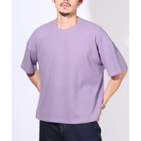 LUXSTYLE/ラグスタイル LUXSTYLE サマーワッフル半袖Tシャツ/無地 ワッフル 夏 サマー ゆったり オーバーサイズ 丸首 クルーネック シンプル カジュアル/508431674