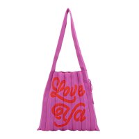 JOSEPH AND STACEY/ジョセフアンドステイシー JOSEPH AND STACEY ラッキープリーツニット(M) ラブヤ キャンディ/508431827