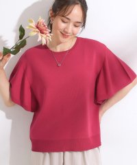 SHOO・LA・RUE　DRESKIP/シューラルー／ドレスキップ SHOO・LA・RUE/DRESKIP 【ひんやり/S－LL/毛玉になりにくい】女性らしさ溢れる フレアスリーブニット/508431851