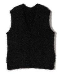 SHIPS Colors WOMEN/《予約》SHIPS Colors:〈手洗い可能〉フェイク フェザー Vネック ベスト◆/508431877