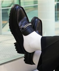 Oxford and Derby/ロンドンシューメイク オックスフォード アンド ダービー London Shoe Make Oxford and Derby タンクソール カットオフ チェーン/508431890