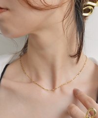 styiro/スタイロ styiro 金属アレルギー対応 グリッターサークルチェーンネックレス ステンレス/508431939