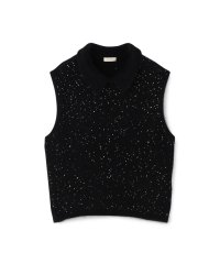 DES PRES/【WEB先行予約】フォックスカシミヤ スリーブレスプルオーバー/508432152