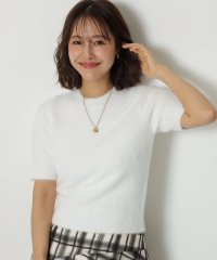 Apuweiser-riche/スパンコールふわふわ5分袖プルオーバー/508432177