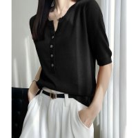 miniministore/ミニミニストア miniministore サマーニット Vネックニットトップス韓国/505486490