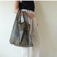 Tomieco/トミエコ Tomieco サスティナブル【R－PET素材】アニマル柄エコバック 折りたたみでコンパクト収納 マチ付き 撥水/507161303