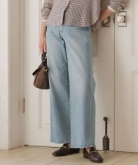 J.PRESS LADIES（LARGE SIZE）/【洗える】BASIC STRETCH DENIM ワイド ストレート デニム/508384022