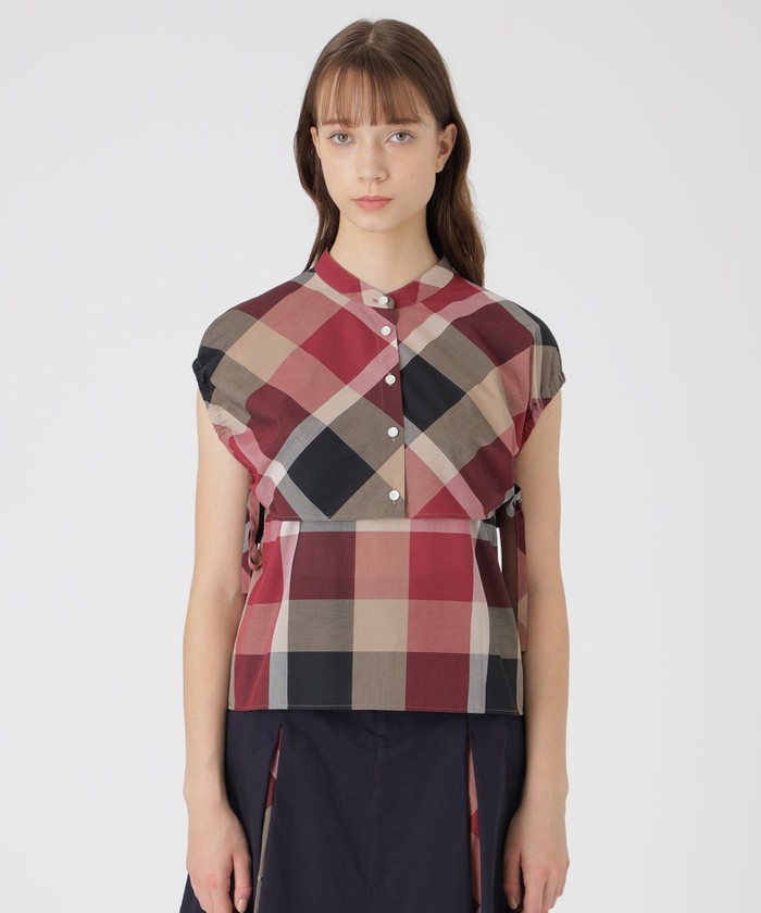 新品タグ付き⭐︎BLUE LABEL crest bridge チェック ポンチョ ブルーレーベル ブラックレーベル クレストブリッジ(BLUE LABEL