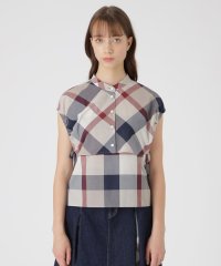 BLUE LABEL CRESTBRIDGE/【接触冷感】【吸水速乾】クレストブリッジチェッククールドライブラウス/508392463