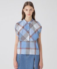 BLUE LABEL CRESTBRIDGE/【接触冷感】【吸水速乾】クレストブリッジチェッククールドライブラウス/508392463