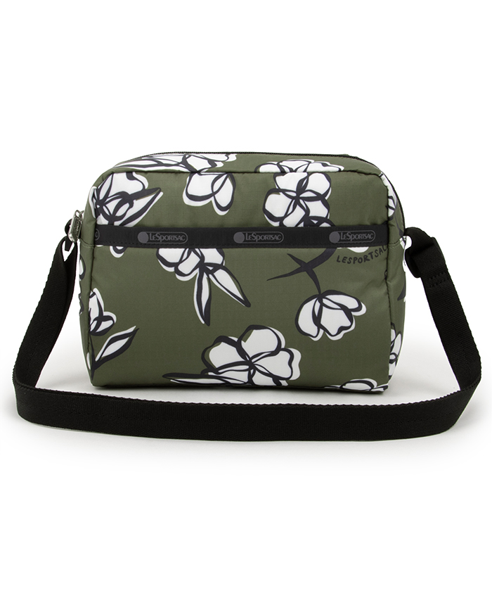 ■LeSportsac■×PEANUTS DANIELLA CROSSBODY グリーン Daniella Crossbody - Snoopy and Woodstock Green – LeSportsac