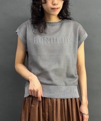 NICOLE white/半袖ニットプルオーバー/508399652