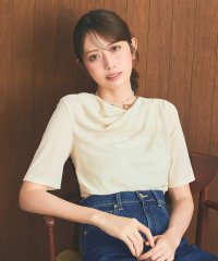 anySiS/【洗える】シアーベロアドレープ Tシャツ/508424929