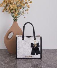 Maison de FLEUR/メゾン ド フルール Maison de FLEUR フラワーガーデンプリント2Wayスクエアトート/508432706