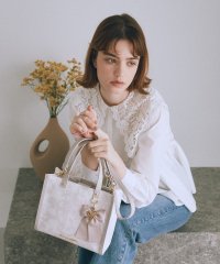 Maison de FLEUR/メゾン ド フルール Maison de FLEUR フラワーガーデンプリント2Wayスクエアトート/508432706