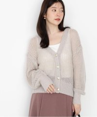 PROPORTION BODY DRESSING/スパンコール透かし編み2wayカーディガン/508432732