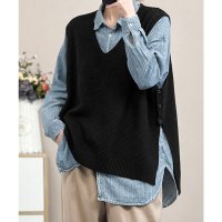 miniministore/ミニミニストア miniministore ニットベスト サイドスリット ニットジレ/508432895