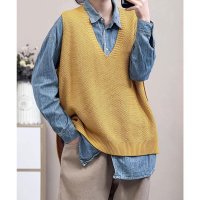 miniministore/ミニミニストア miniministore ニットベスト サイドスリット ニットジレ/508432895