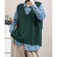 miniministore/ミニミニストア miniministore ニットベスト サイドスリット ニットジレ/508432895