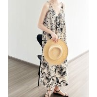 miniministore/ミニミニストア miniministore 水墨画風キャミワンピース Vネックワンピ/508432900