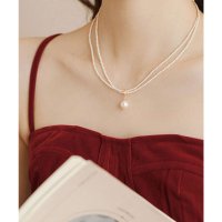 miniministore/ミニミニストア miniministore 2連パールネックレス 結婚式 重ね付け風/508432912