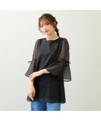 Rose Tiara(L SIZE)/ドットフロッキーブラウス/508433310