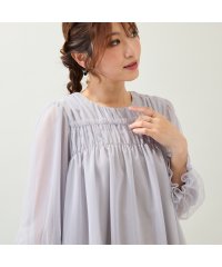 Rose Tiara(L SIZE)/【手洗いOK】チュール重ねカットソー/508433315