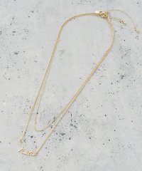 THE SHOP TK(Women)/ザ ショップ ティーケー (ウィメン) THE SHOP TK(Women) レタリングネックレス/508433526