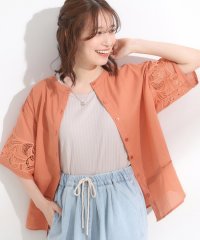 SHOO・LA・RUE/シューラルー SHOO・LA・RUE 袖刺繍ブラウス/508433531