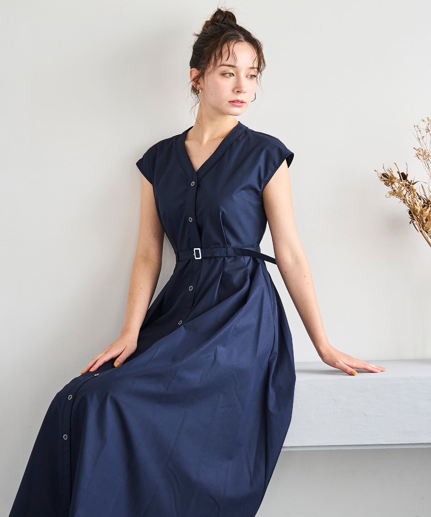 ぴすこ☆31 Sons de mode☆ビジュー☆ダウン☆ネイビー☆ トランテアン ソン ドゥ モード(31 Sons de mode)の通販 - d fashion