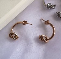 seasukii/シースキー seasukii ステンレスノットピアス/508433857
