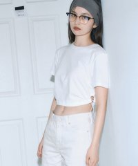  ＣＯＤＥ　Ａ/コードエー CODE A drawstring crop tee/508433969