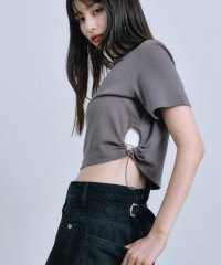  ＣＯＤＥ　Ａ/コードエー CODE A drawstring crop tee/508433969